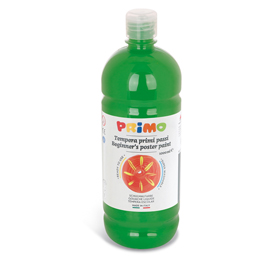 Tempera VERDE B. brillante primi passi  in bottiglia 1000ml