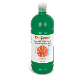 Tempera VERDE SCURO  brillante primi passi  in bottiglia 1000ml