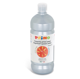 Tempera ARGENTO brillante primi passi in bottiglia 1000ml