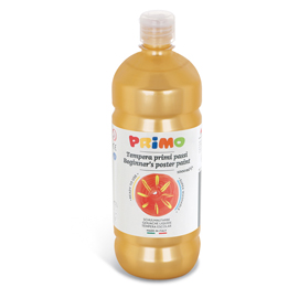 Tempera ORO brillante primi passi in bottiglia 1000ml