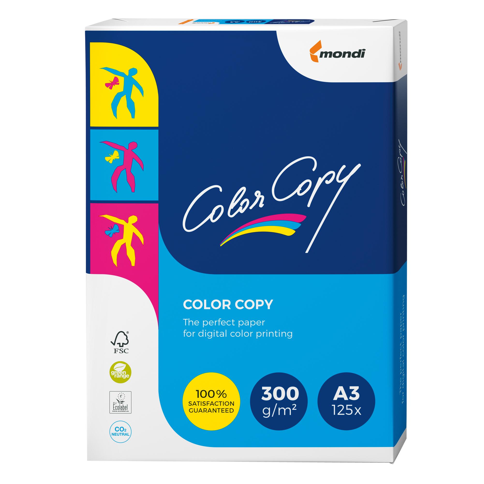 Mondi Color Copy - Bianco - A3 (297 x 420 mm) - 300 g/m² - 125 fogli carta comune