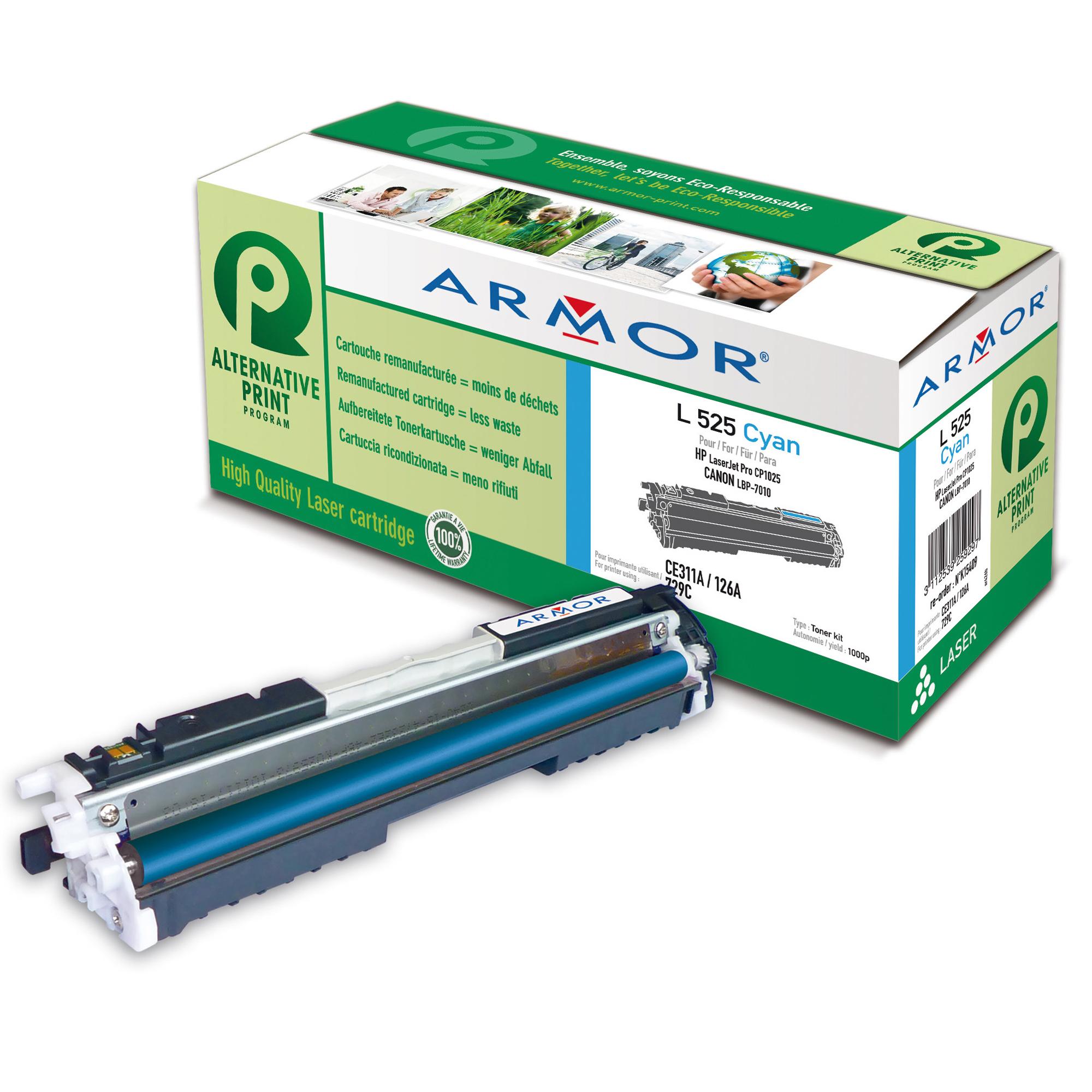 Armor - Toner Compatibile per Hp - Ciano …