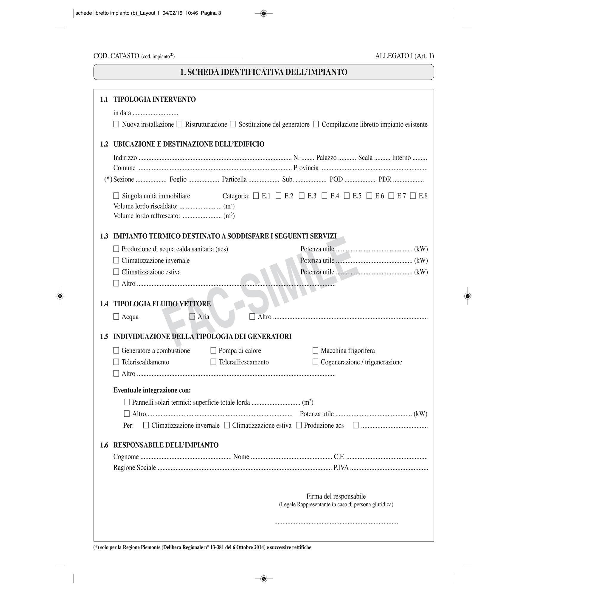 Libretto impianto climatizzazione - 297 x 210mm - …