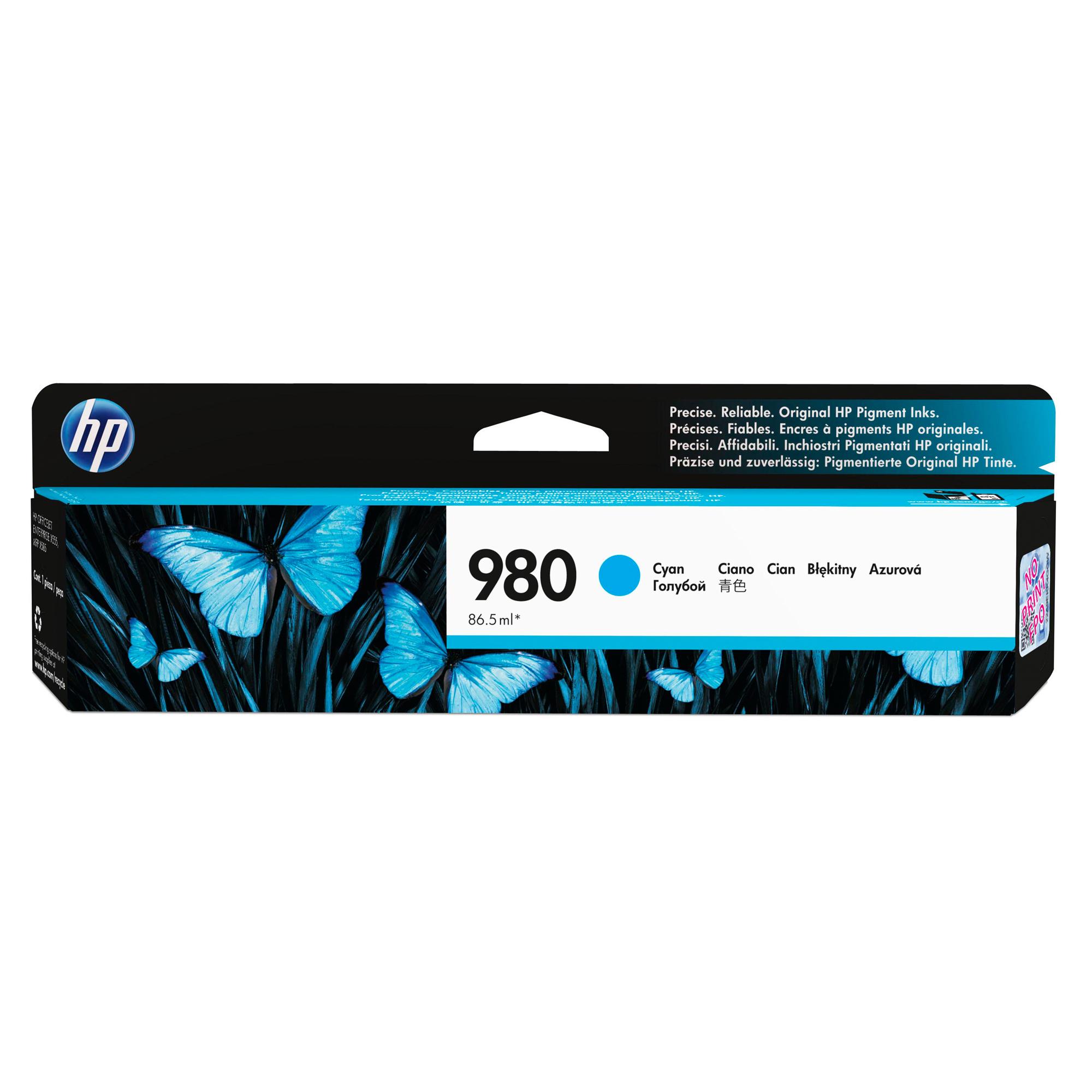 Hp - Cartuccia ink originale - 980 - Ciano - D8J07A - 6.600 pag