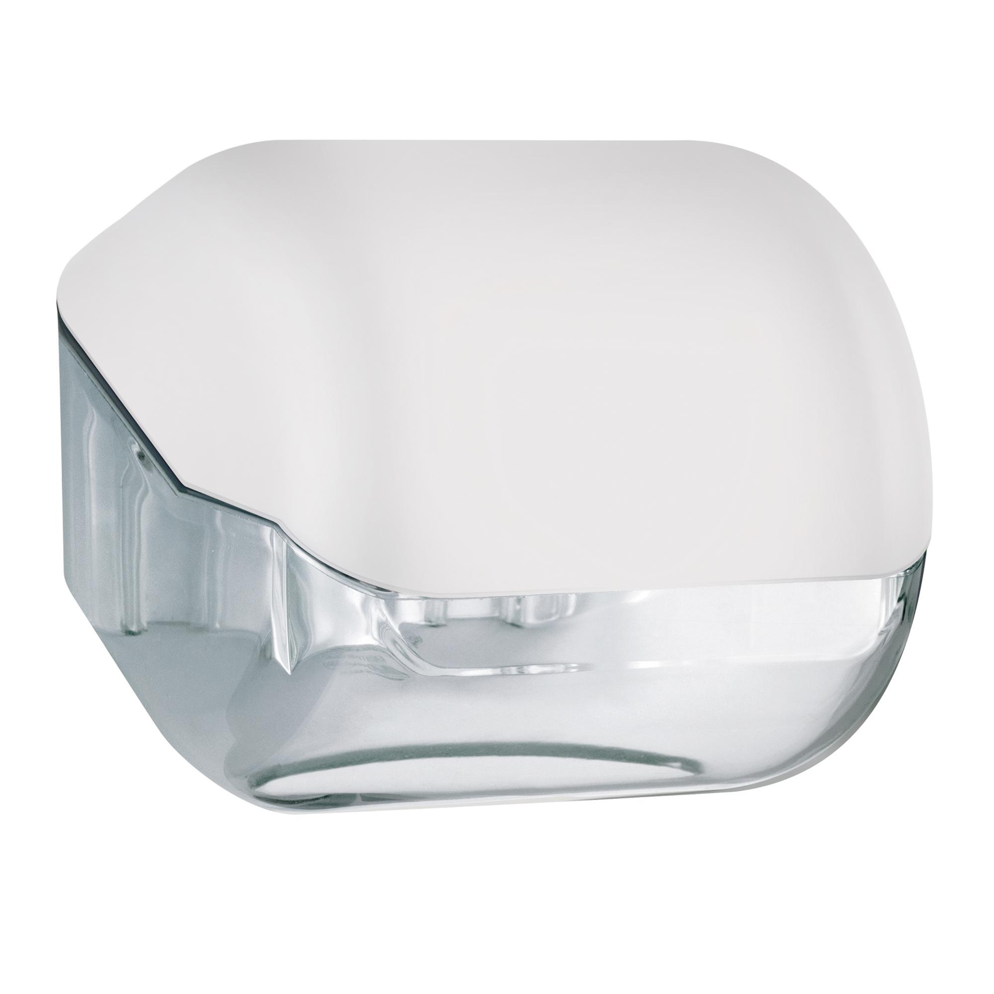 Dispenser di carta igienica EColored - 15 x 14,8 x 14 cm - plastica - adamello white - Mar Plast