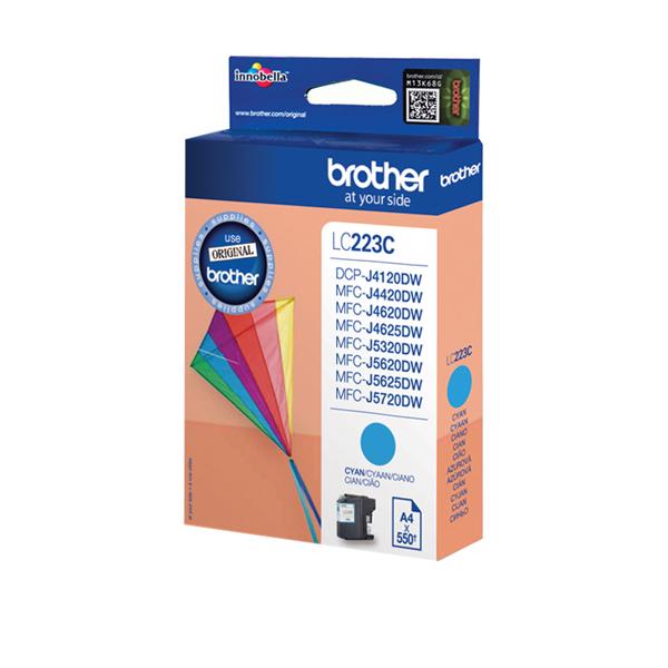 BROTHER LC-223C CARTUCCIA 550PG CIANO