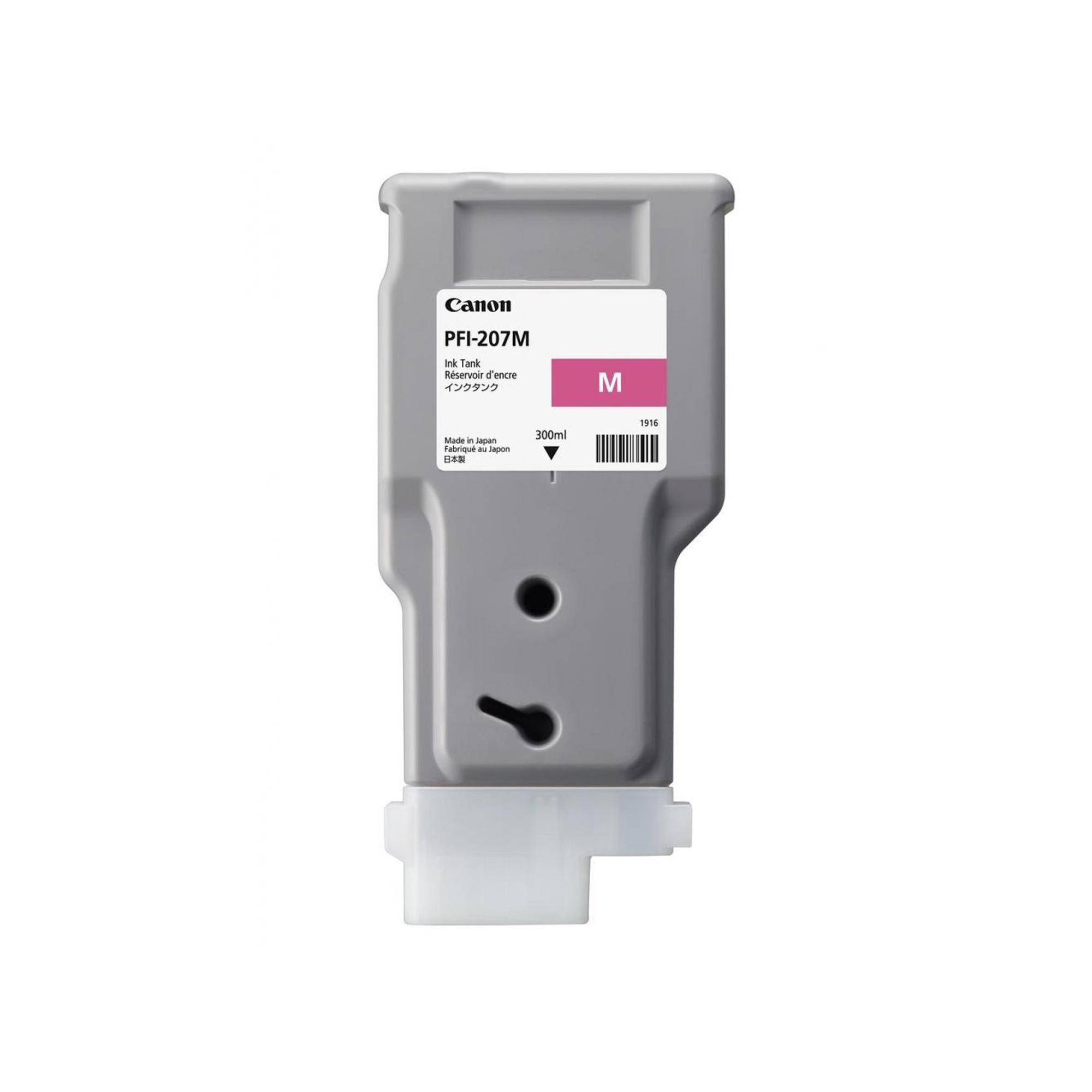 Canon PFI-207 M - 300 ml - magenta - originale - serbatoio inchiostro - per imagePROGRAF iPF680, iPF685, iPF780, iPF785