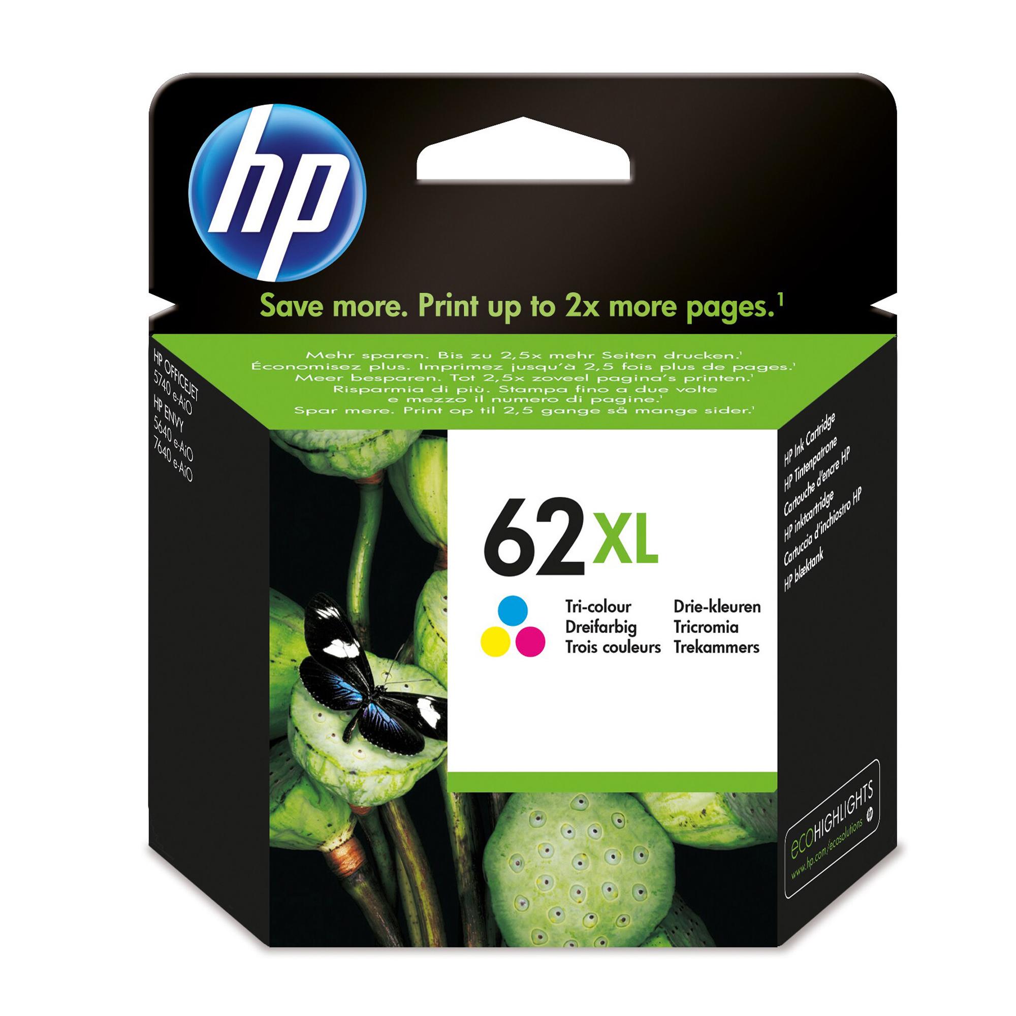 HP 62 XL CARTUCCIA INK-JET 415 PAG. TRICROMIA