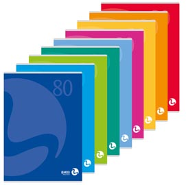Maxiquaderno Color 80 - A4 - rigo di 1a - 80 fogli - 80gr - copertina 250 gr - BM