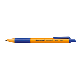 Penna a sfera a scatto Pointball Green - punta 1,0 mm - blu - Stabilo