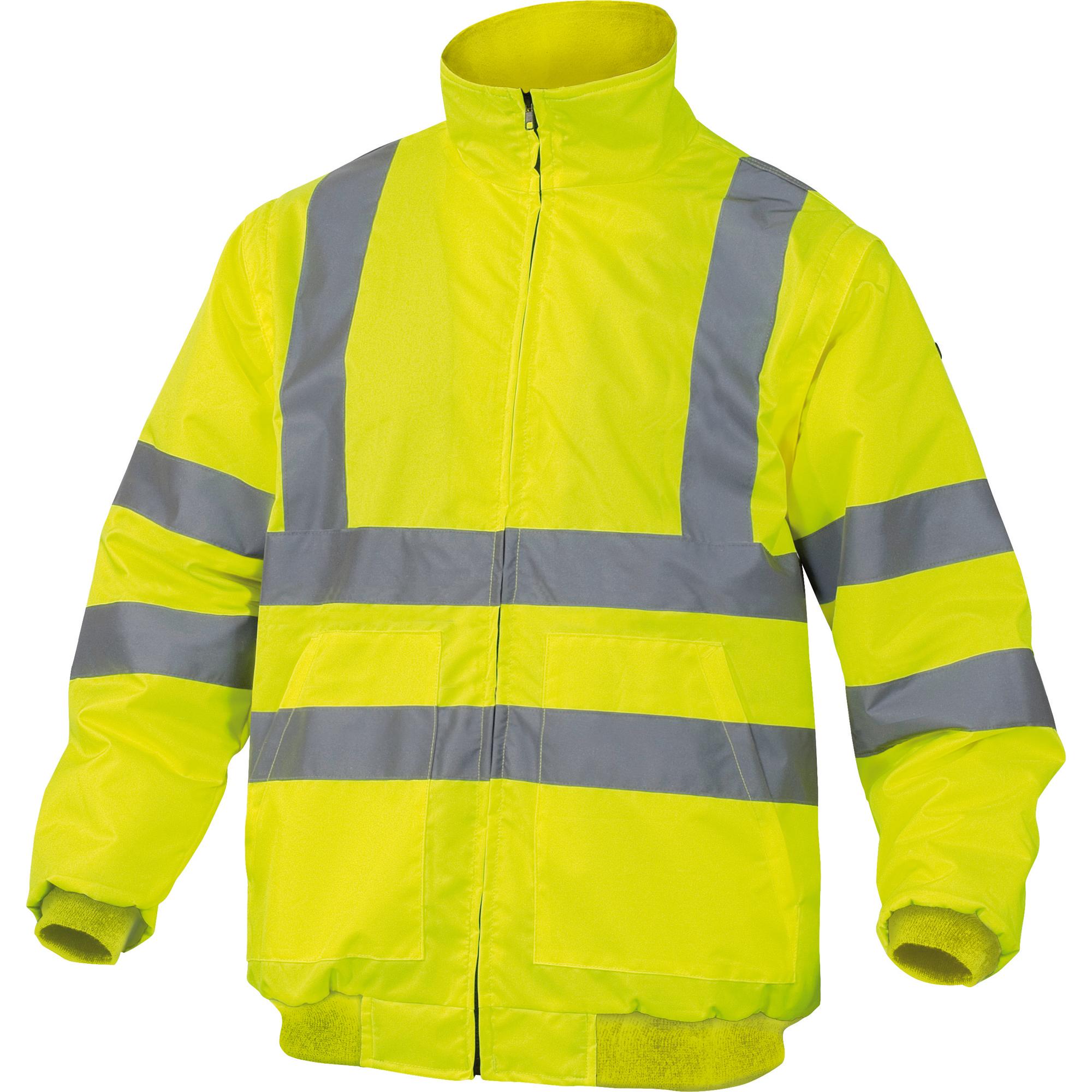 Giubbotto alta visibilità Reno HV - poliestere/poliuretano - taglia XL - giallo fluo - Deltaplus