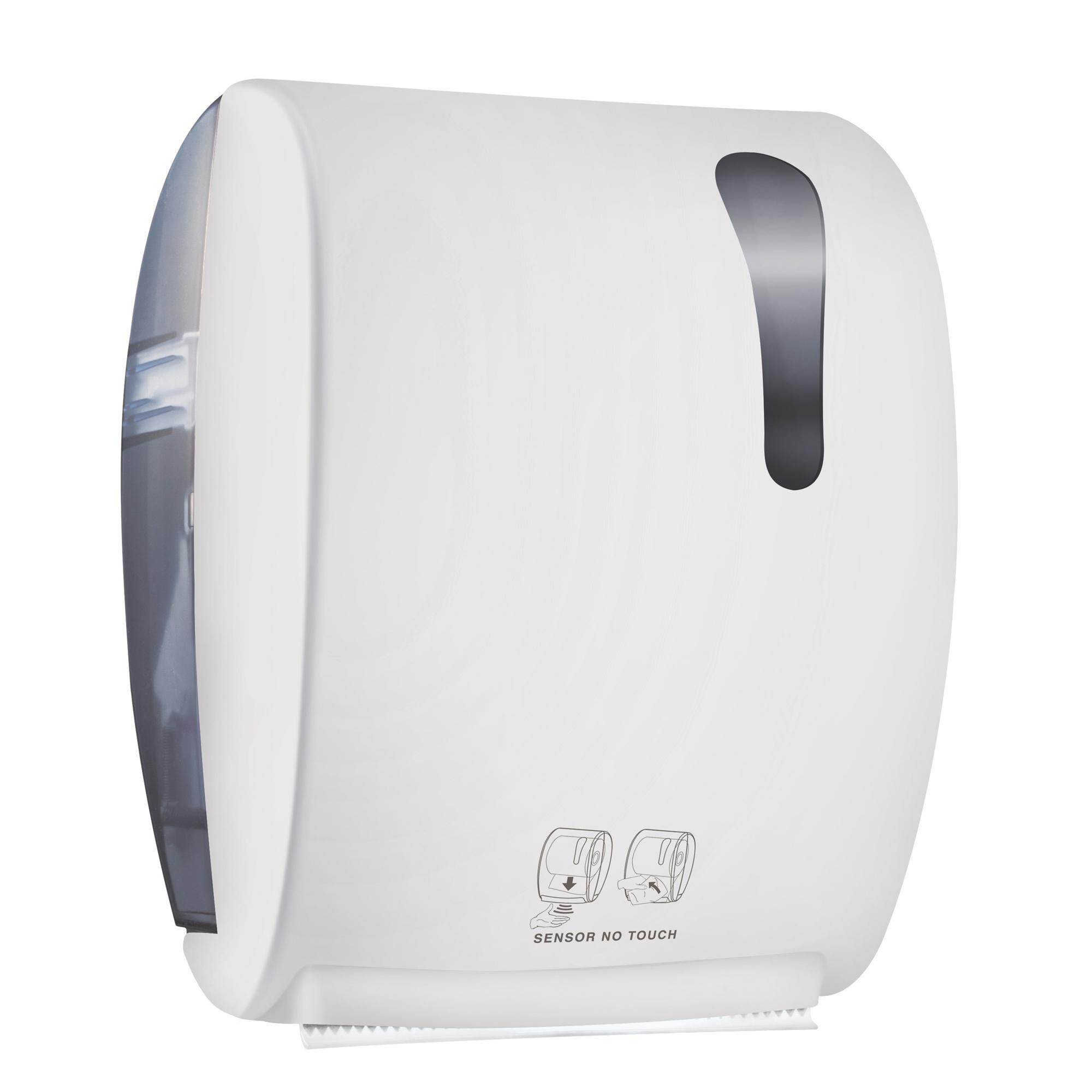 Dispenser elettronico asciugamani Kompatto Advan 875 - 32 x 22,4 x 40,5 cm - bianco - Mar Plast