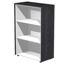 Mobile Prestige - medio a giorno - 82,8 x 43 x 119,8 cm - nero venato