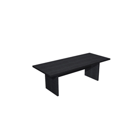 Tavolo riunioni Prestige - 220 x 100 x 74 cm - nero venato