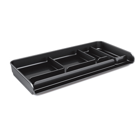 Vaschetta portacancelleria Mydesk - 26,1 x 12,5 x 2,8 cm - nero - Arda