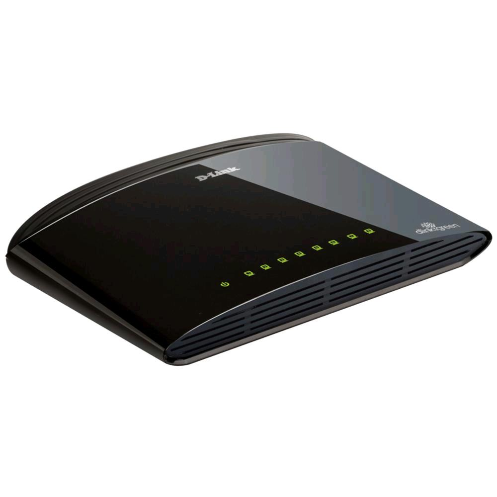 D-LINK DES-1008D SWITCH 8 PORTE LAN RJ-45 10/100 Mbps COLORE NERO
