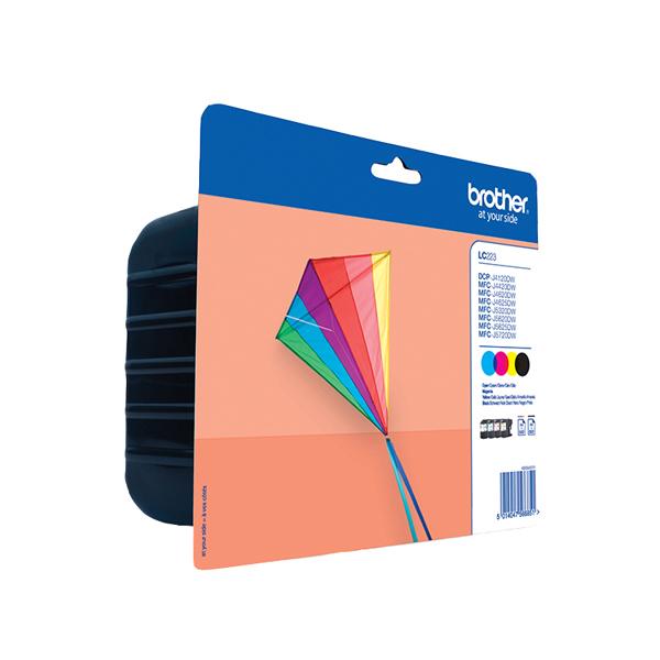 BROTHER MULTIPACK LC-223VALBP CARTUCCE COLORE (NERO/GIALLO/MAGENTA/CIANO)