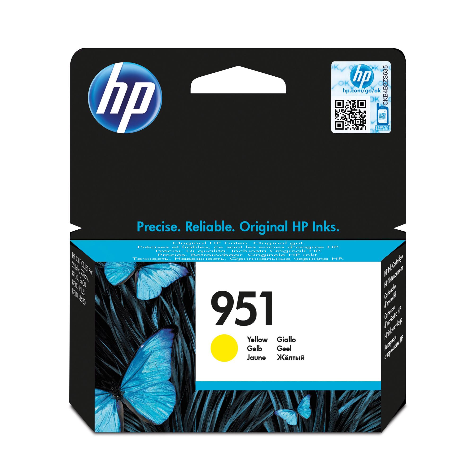 HP 951 CARTUCCIA GIALLO PER STAMPANTI HP INK-JET 700PG (CN052AE#BGX)