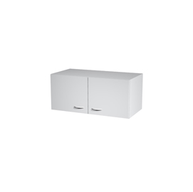 Sopralzo per armadi modulari - a 2 ante - 90 x  45,8 x 40 cm - grigio - Artexport
