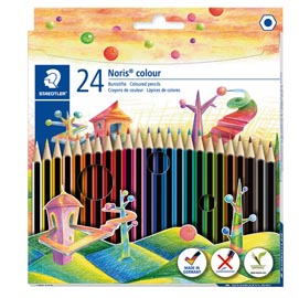 Pastelli colorati Noris Colour - Staedtler - astuccio 24 pezzi