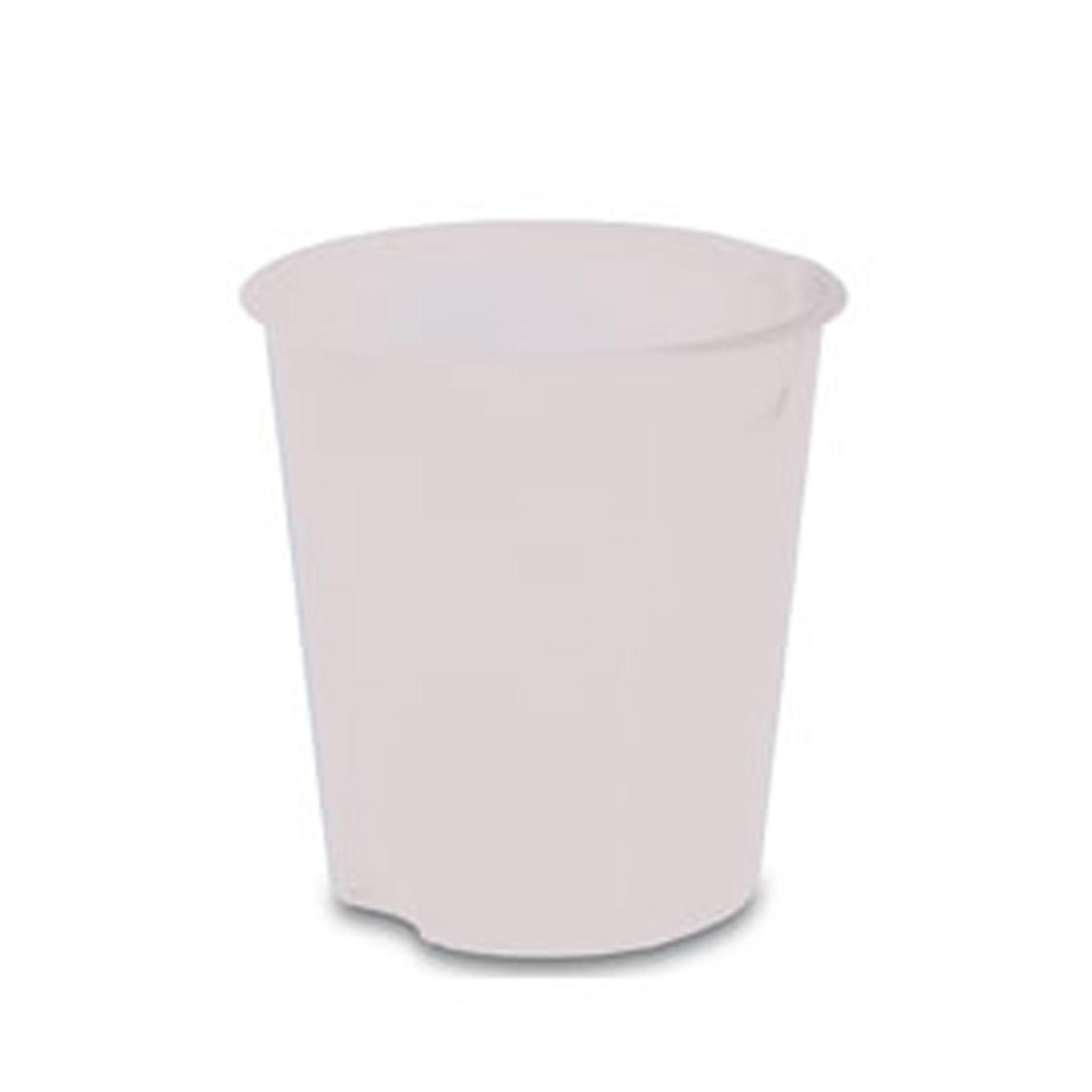 Cestino gettacarte E020 Modula - altezza 32,5 cm - diametro 31 cm - 16,5 L - trasparente neutro - Fellowes