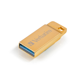 Verbatim Metal Executive - Chiavetta USB - 64 GB - USB 3.0 - oro