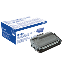 Brother TN3430 - Nero - originale - cartuccia toner - per Brother HL-L5000, L5050, L5100, L5200, L6450, MFC-L5700, L5750, L6800, L6900, L6950, L6970