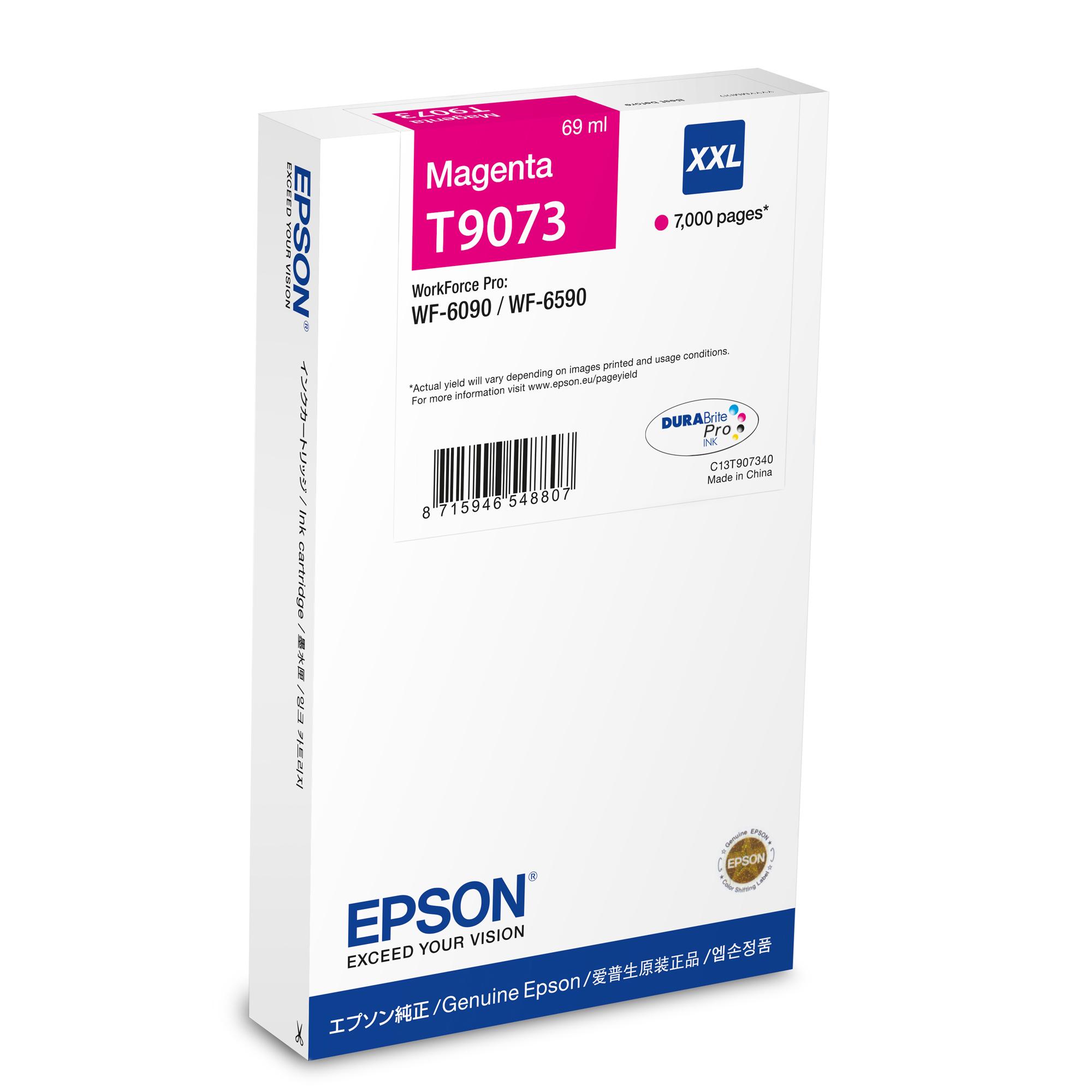 Epson T9073 - 69 ml - misura XXL - magenta - originale - cartuccia d'inchiostro - per WorkForce Pro WF-6090, WF-6590