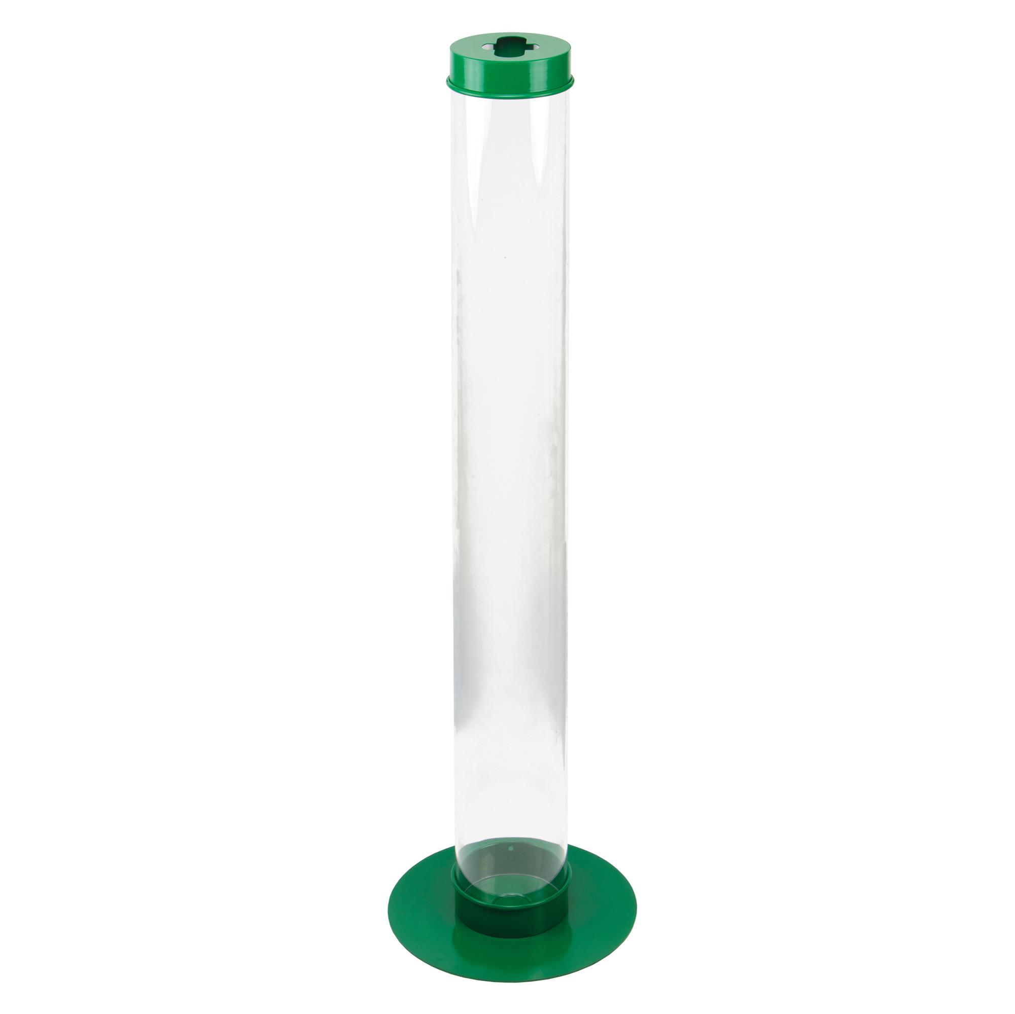 Contenitore da terra per batterie esauste - 27x100 cm - 10 L - trasparente - Medial