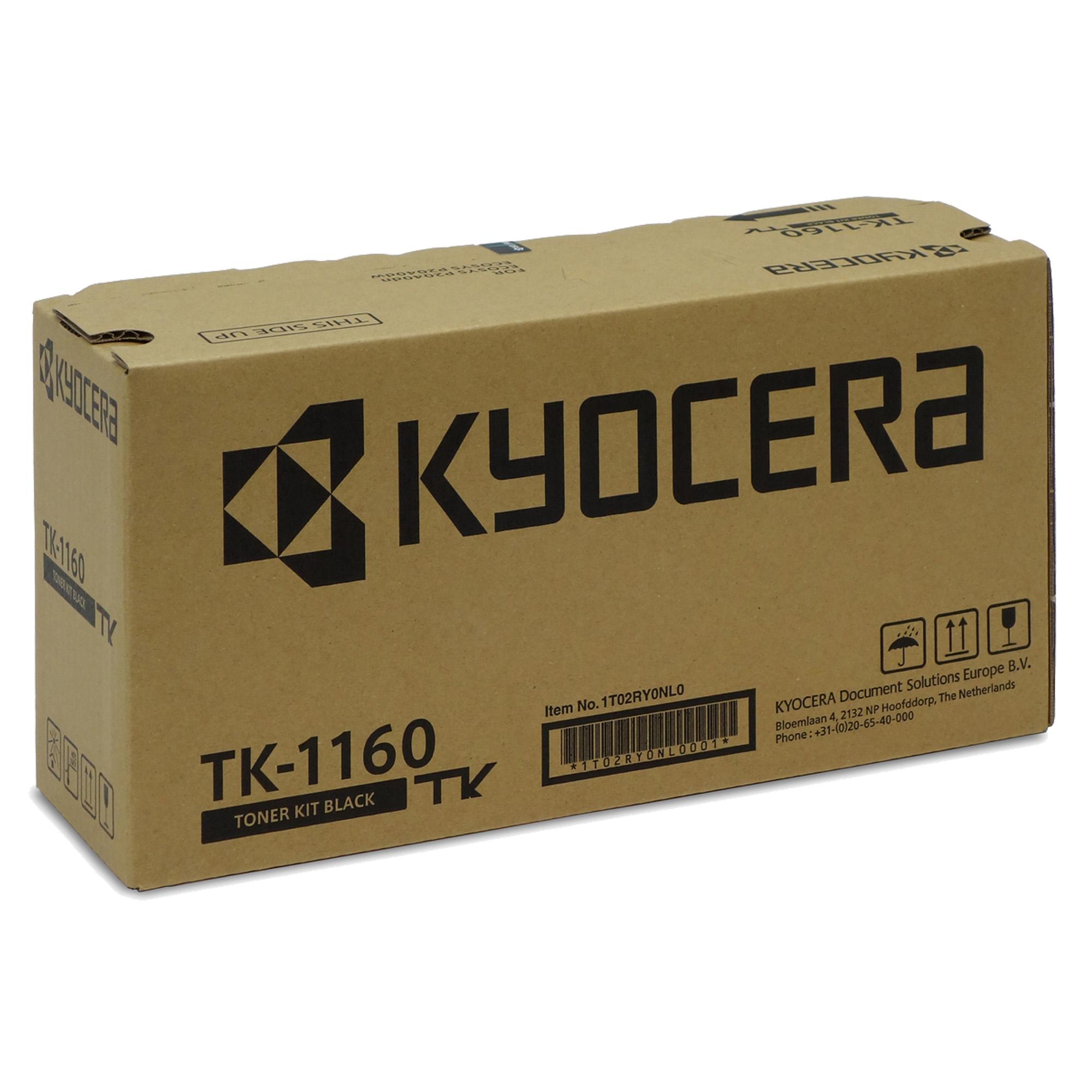 KYOCERA TK-1160 TONER NERO PER ECOSYS P2040dn P2040dw 7.200 PAGINE