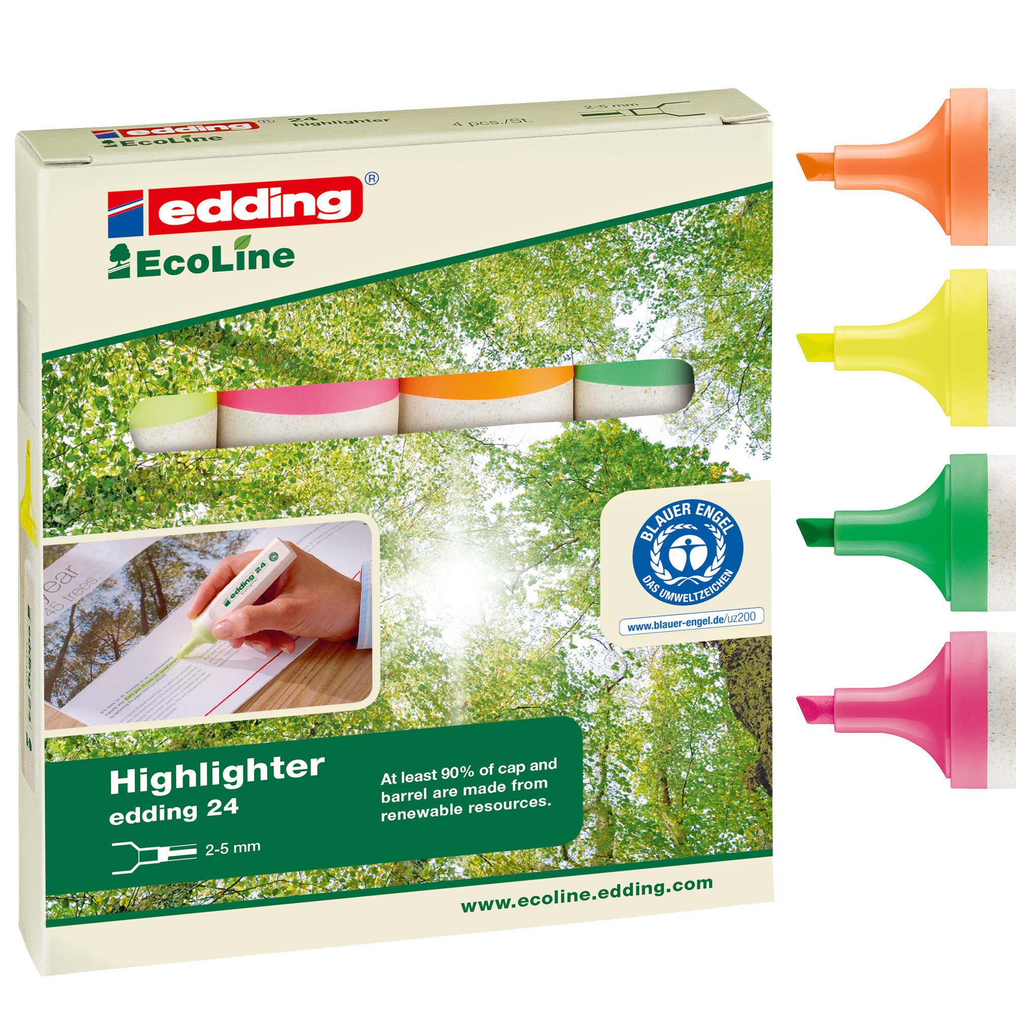 Evidenziatore 24 EcoLine - punta scalpello - da …