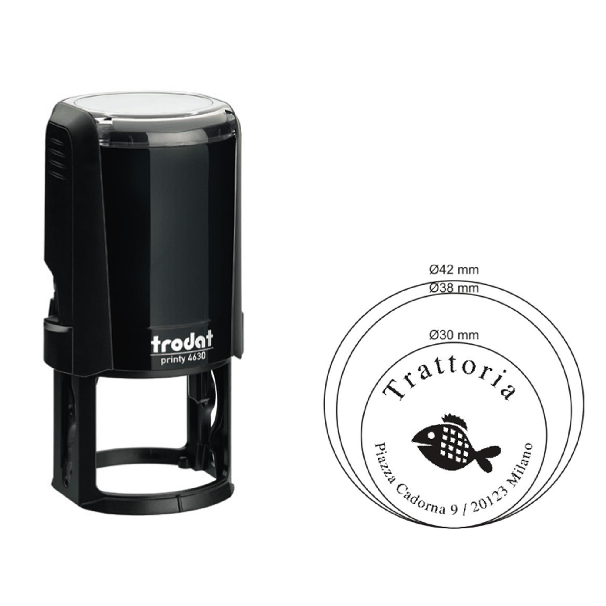 Timbro Original Printy 4638 - diametro 38 mm - Trodat