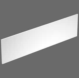 Pannello divisorio per scrivania multiple Agorà - 180 x 32 cm - bianco