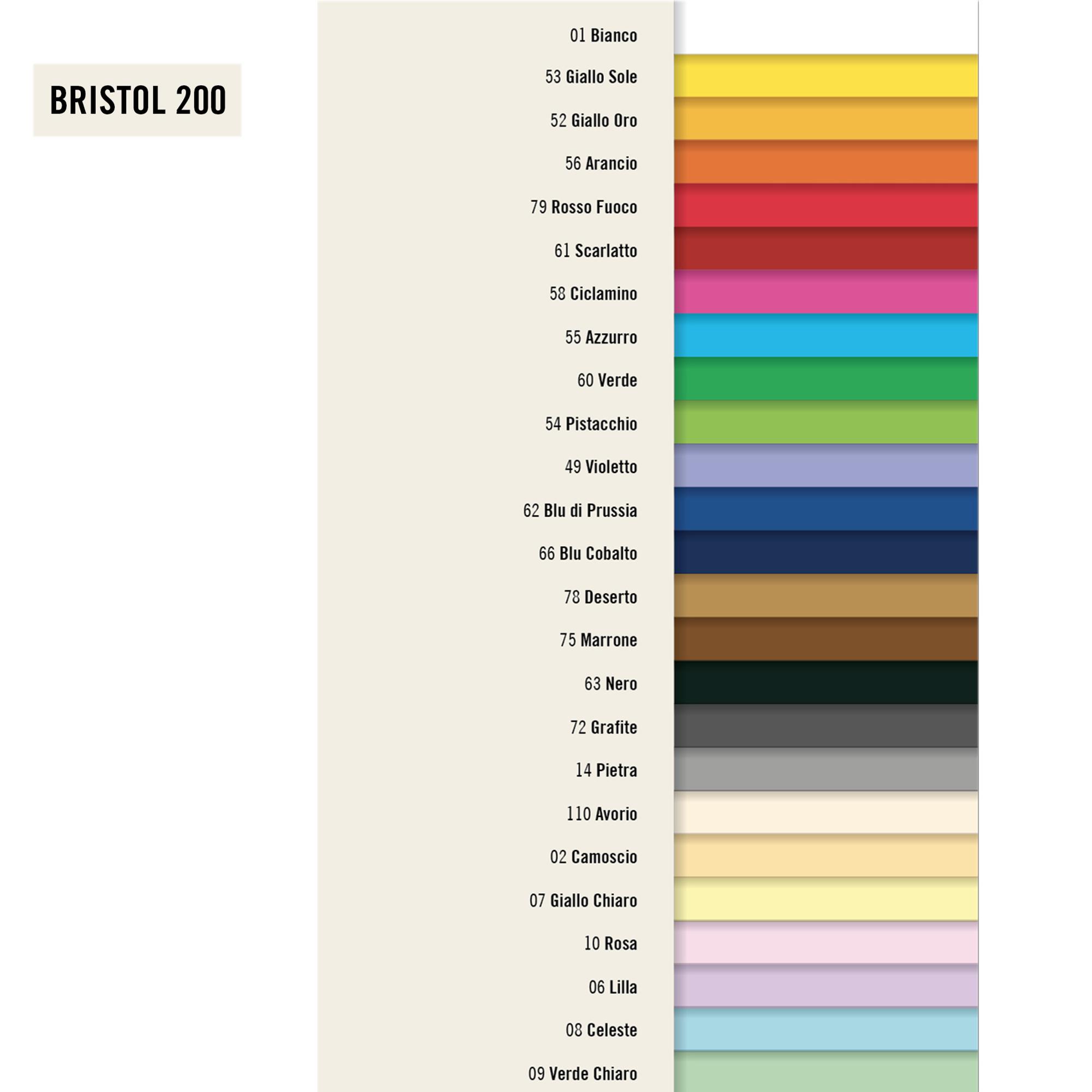 Cartoncino Bristol Color - 70x100cm - 200gr - …