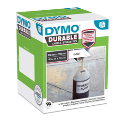 Rotolo 200 etichette LW Durable 1933086 - 104 x 159 mm - PP - bianco - Dymo