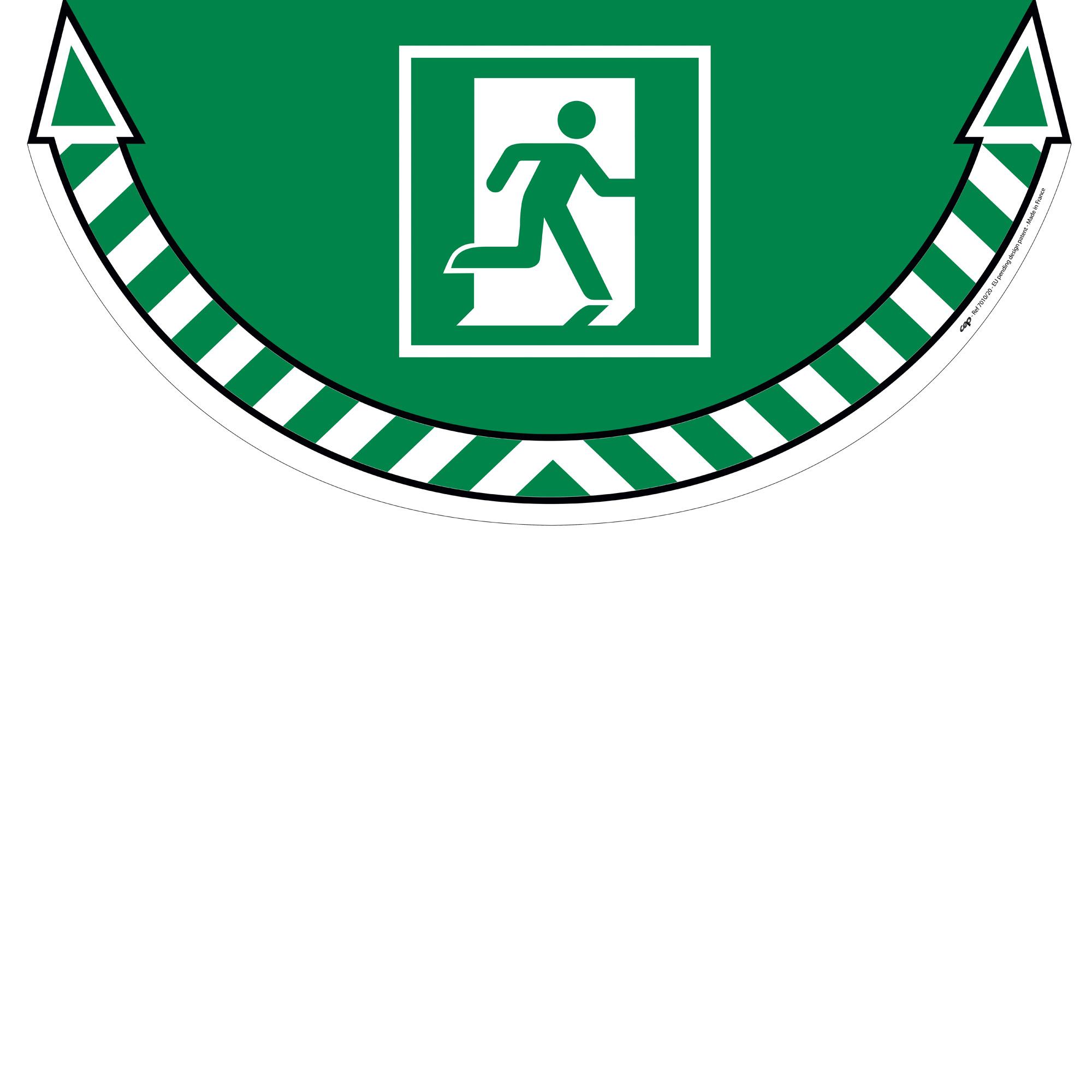 Adesivo segnalatore Take Care - da terra - …