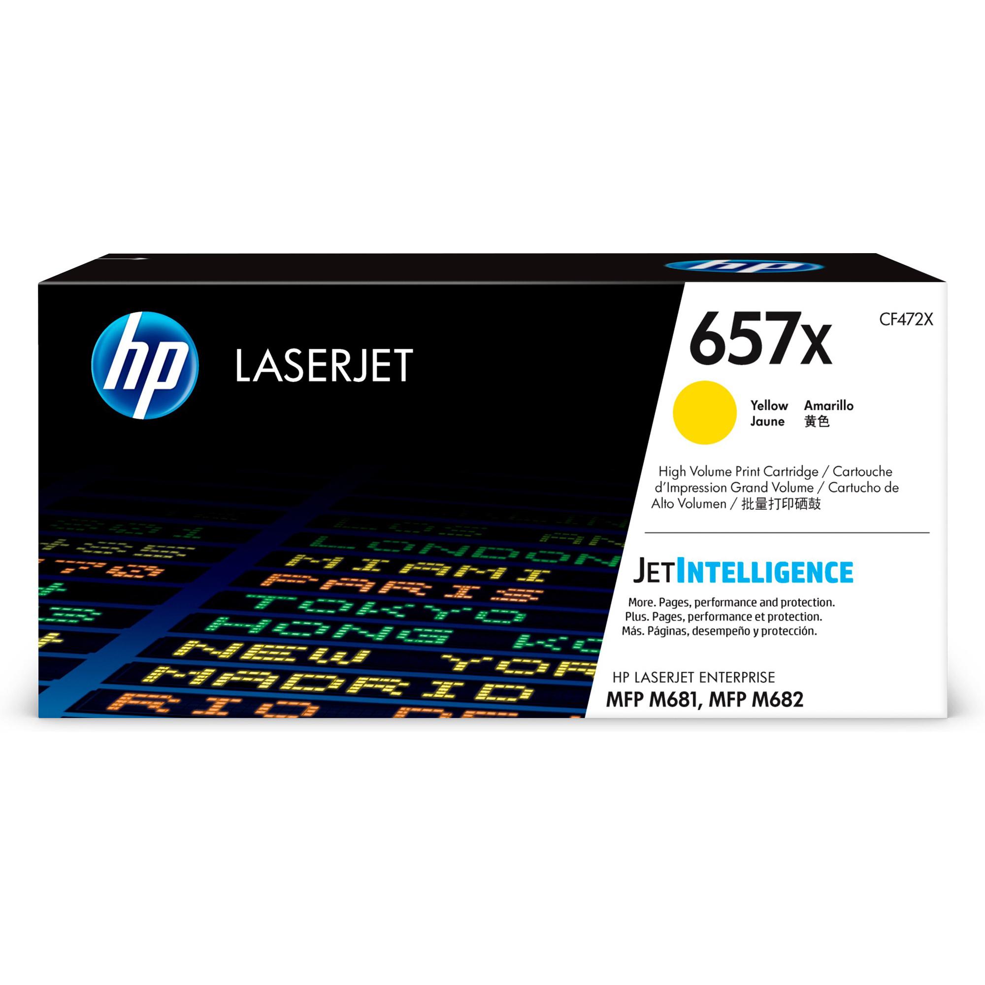 HP 657X - Alta resa - giallo - originale - LaserJet - cartuccia toner (CF472X) - per Color LaserJet Enterprise MFP M681; LaserJet Enterprise Flow MFP M681, MFP M682