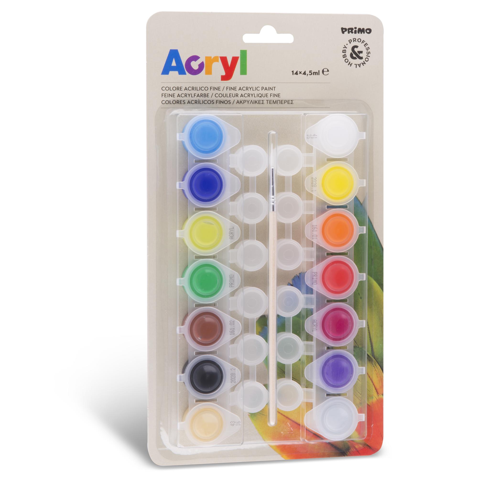 CF14 COLORI ACRILICI 4ML CON PENNELLO