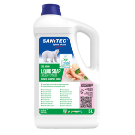 SANITEC GREEN POWER SAPONE LIQUIDO DERMATOLOGICAMENTE TESTATO FLACONE DA 5KG CONF 2 Pz.