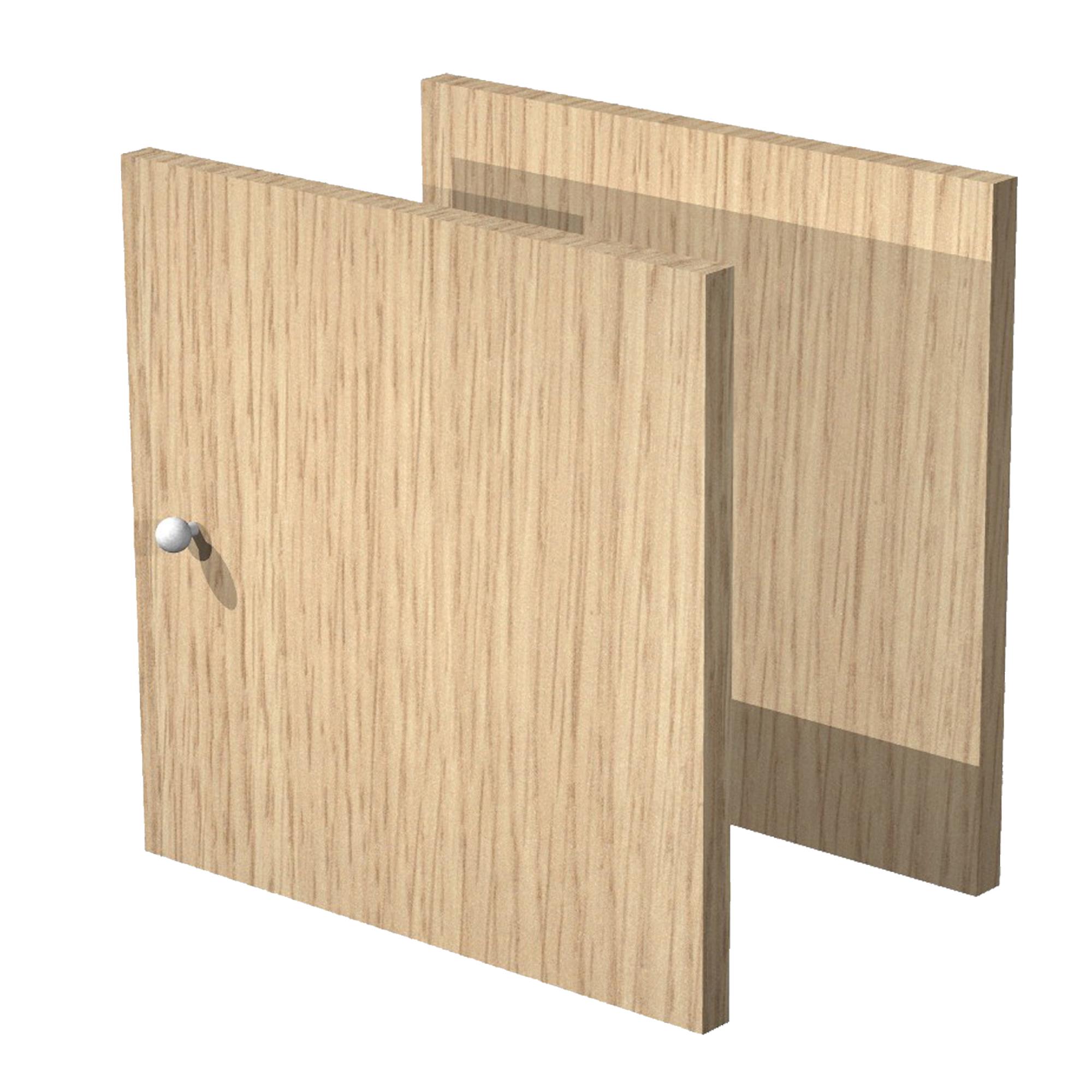 Coppia antine per libreria Rainbow - 32,2x32,1 cm - rovere - Artexport