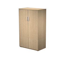 Mobile contenitore Agorà - medio a giorno - 80 x 45 x 136 cm - rovere