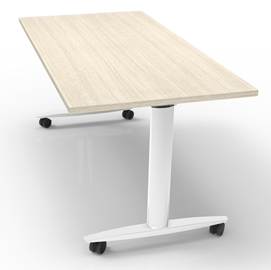 Tavolo multifunzione Taxi - con ruote - 160 x 80 x 73,7 cm - rovere