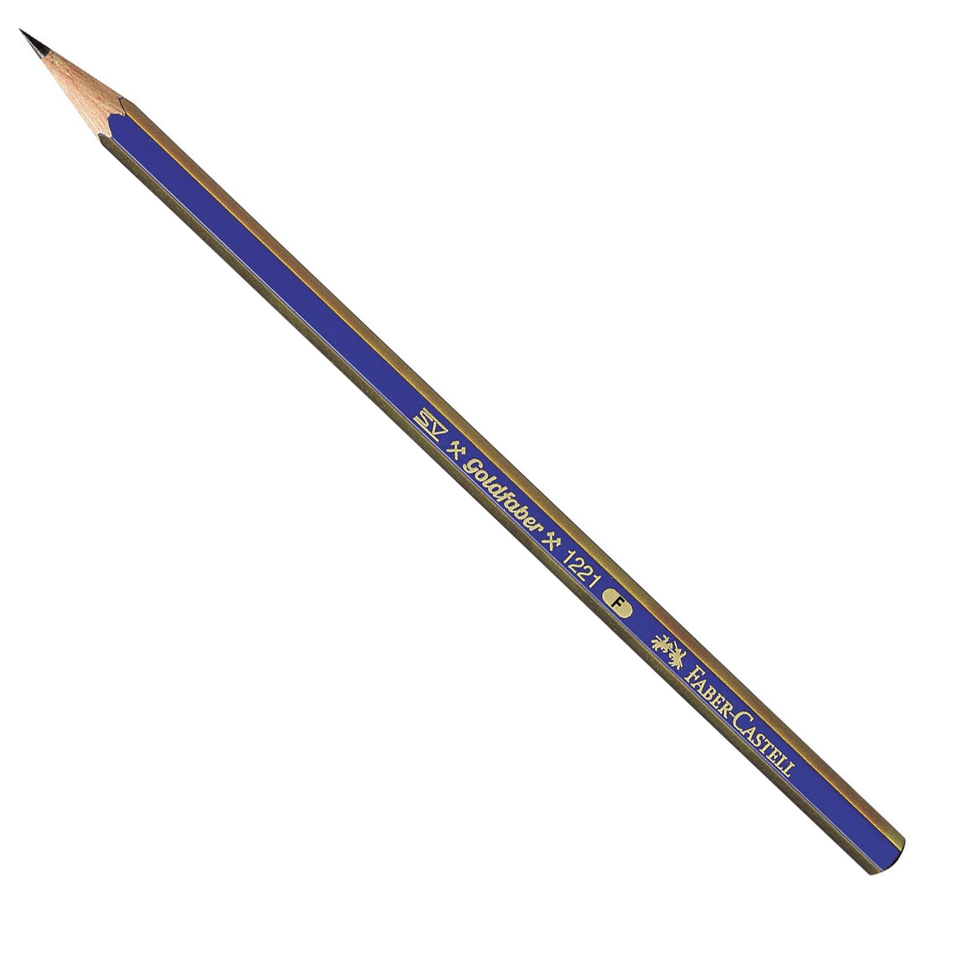Matita in grafite Goldfaber 1221 - esagonale - gradazione F - Faber-Castell