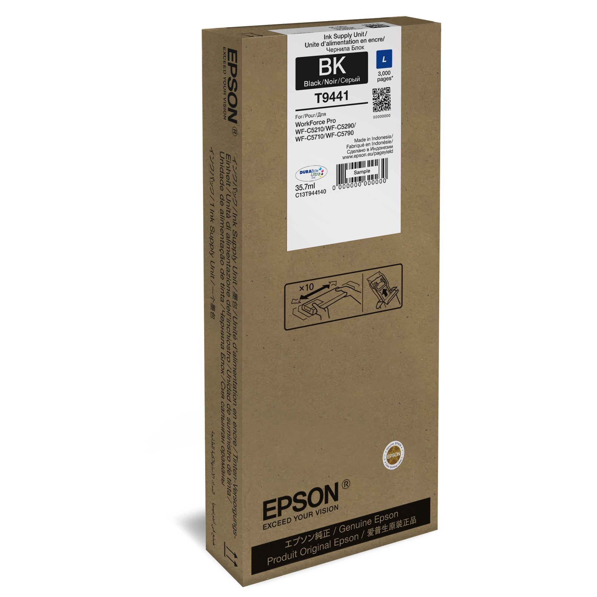 EPSON T9441 TANICA INK 35.7 ML NERO