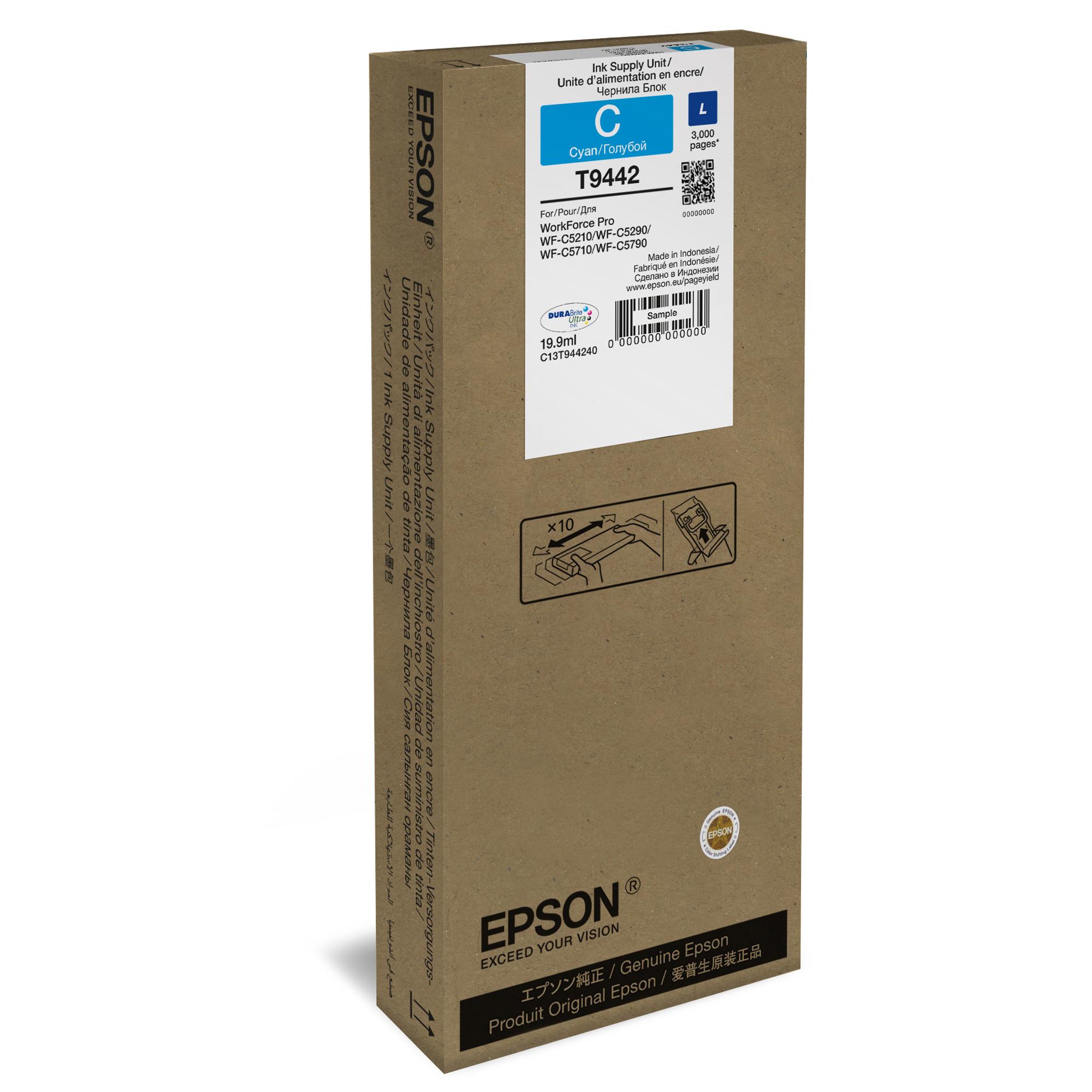 EPSON T9442 TANICA INK 19.9 ML CIANO