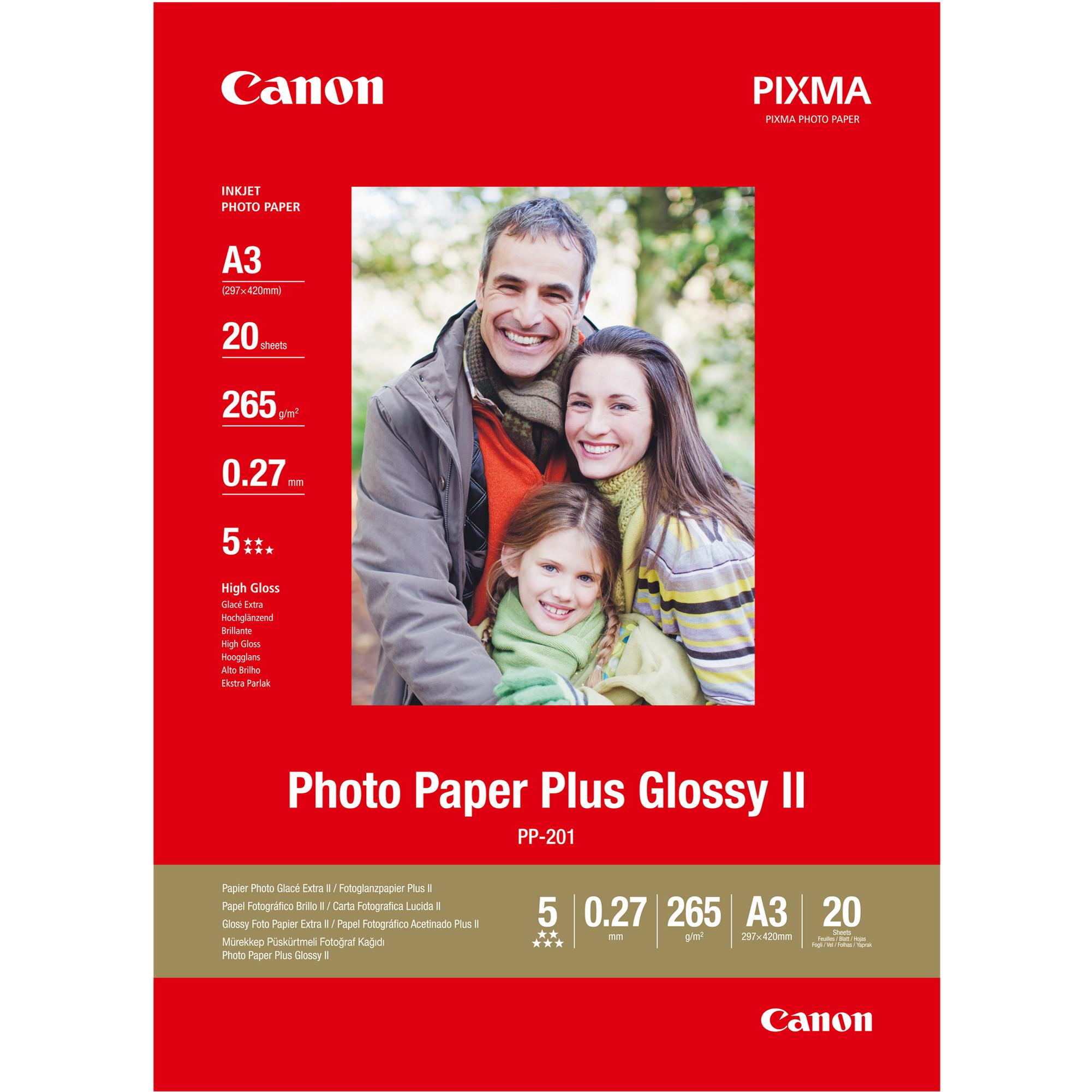 Canon - Carta fotografica Plus Glossy II PP-201 …