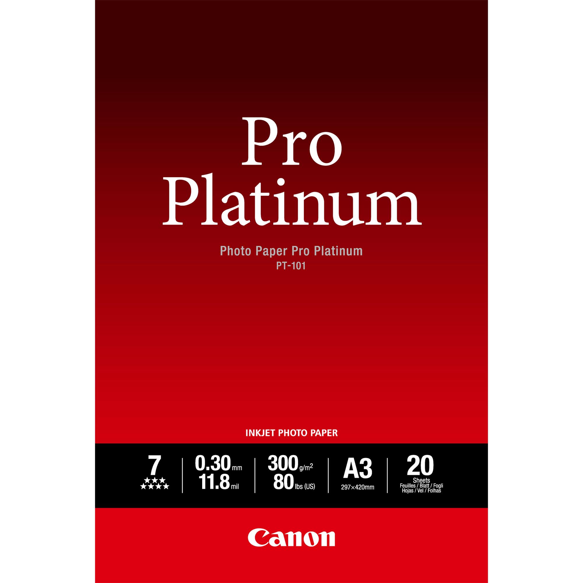 Canon - Carta fotografica Pro Platinum PT-101 - …