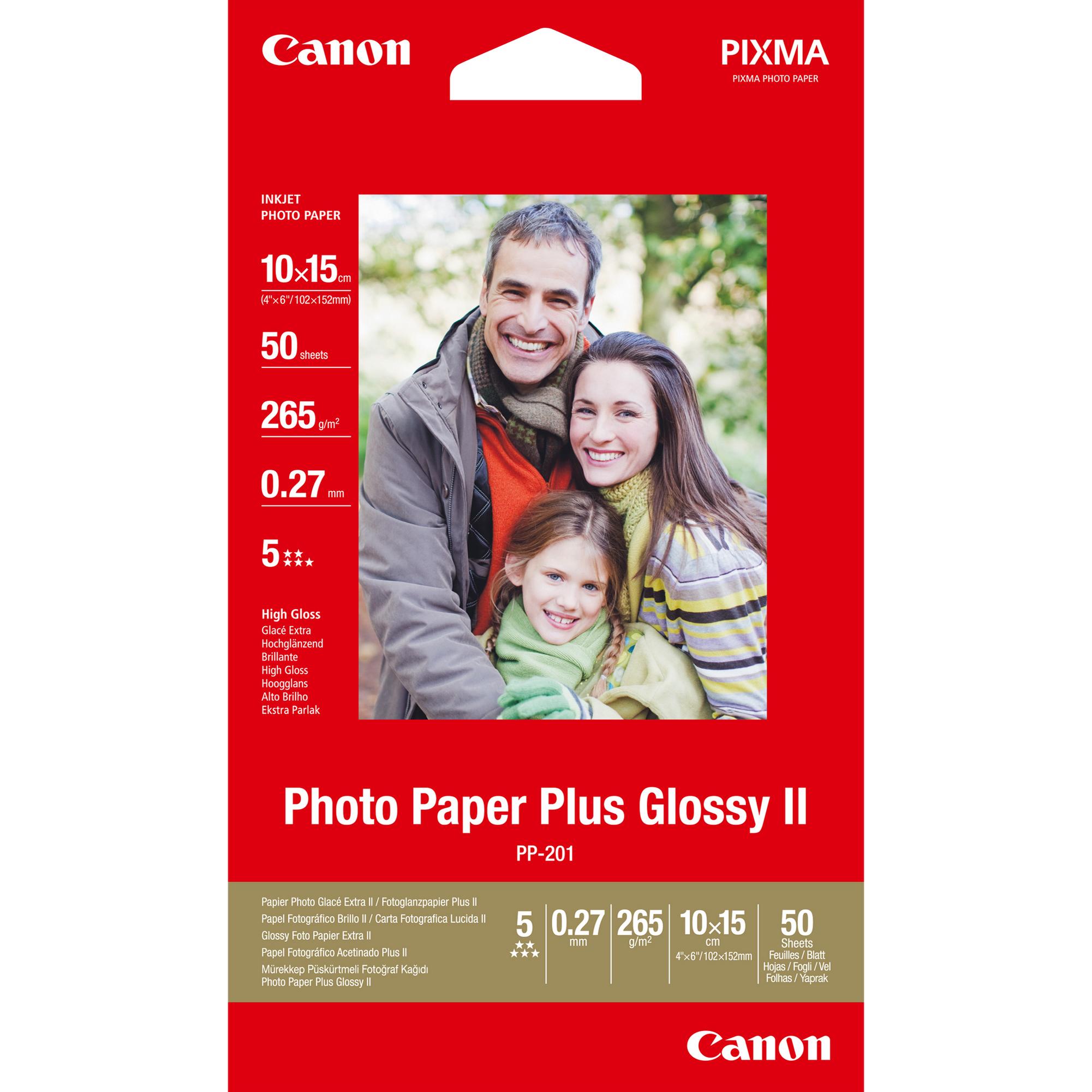 Canon - Carta fotografia lucida PP-201 II Plus …