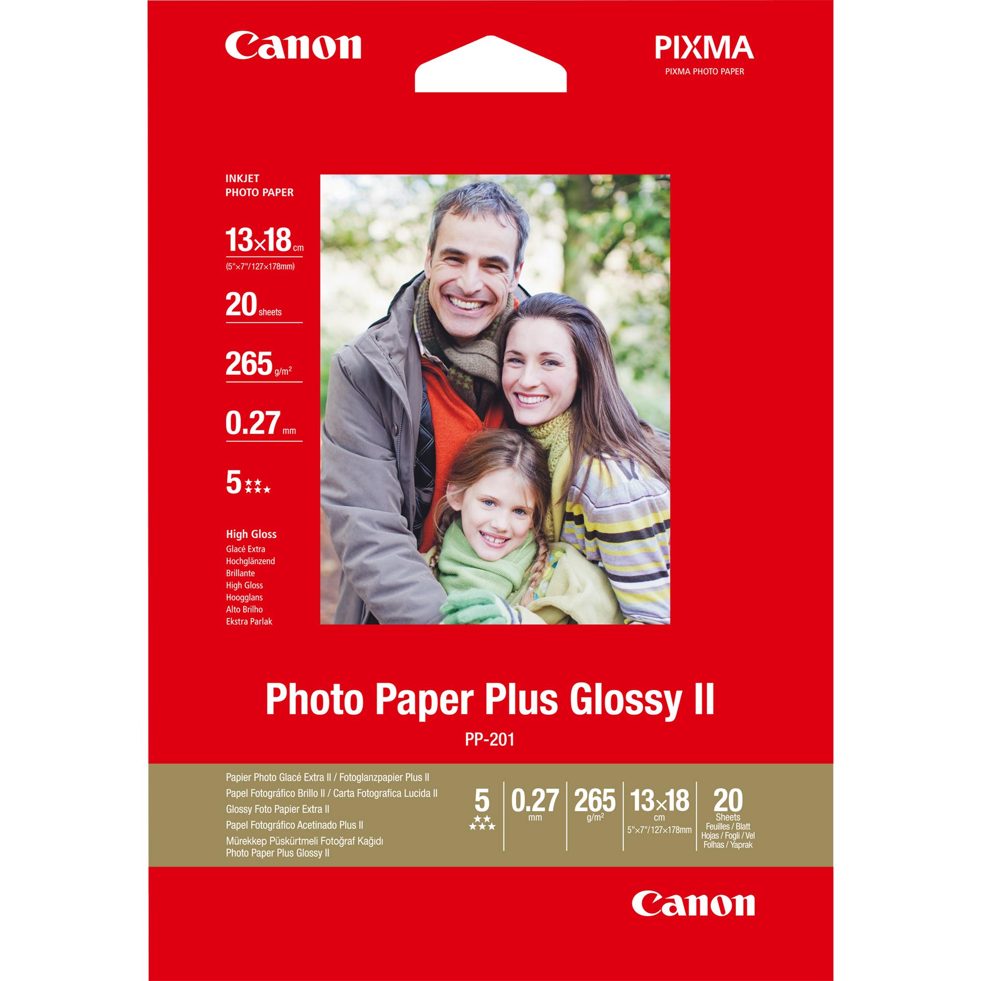 Canon - Carta fotografia lucida PP-201 II Plus …