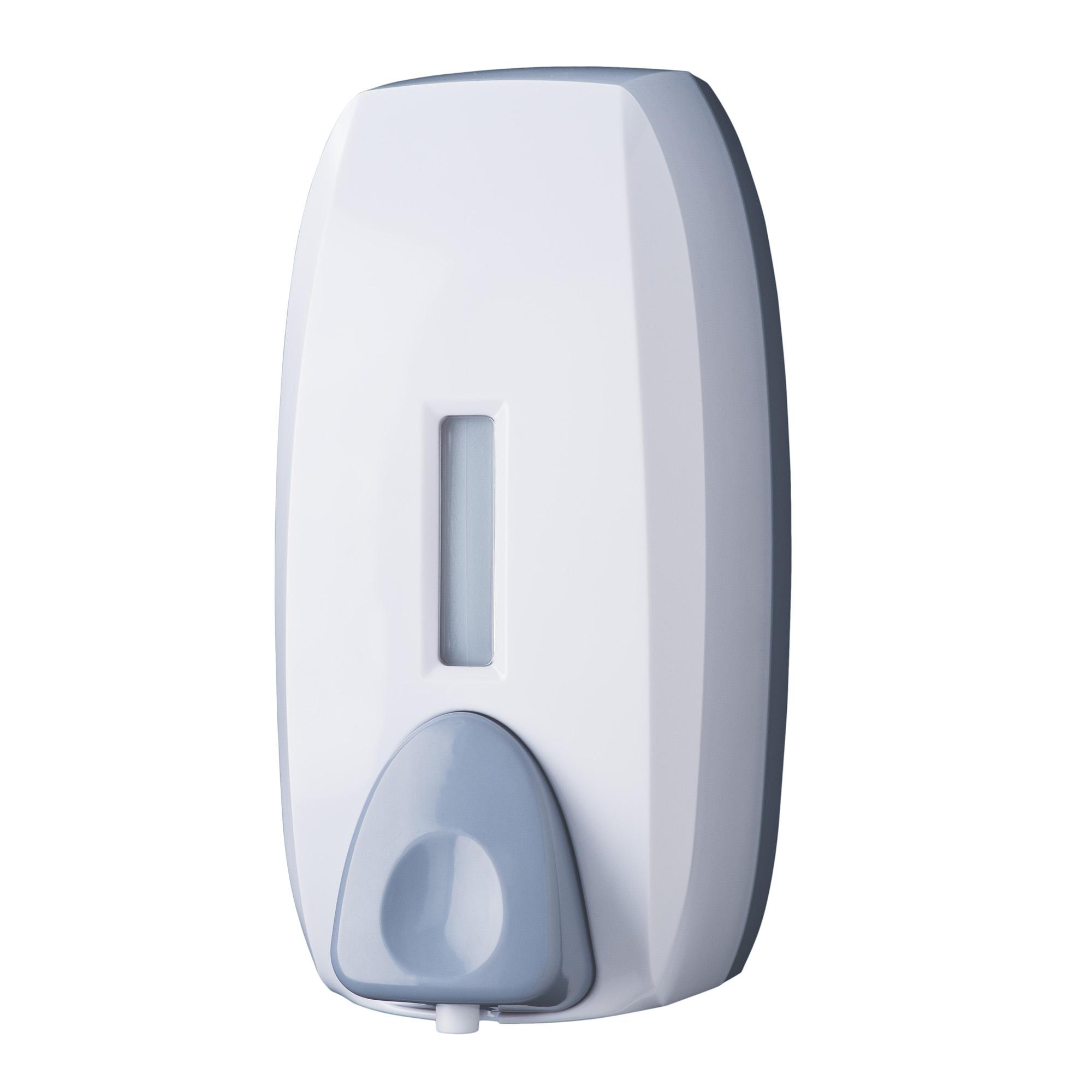 Dispenser sapone mousse Basica - 0,75 L - bianco/grigio - Medial